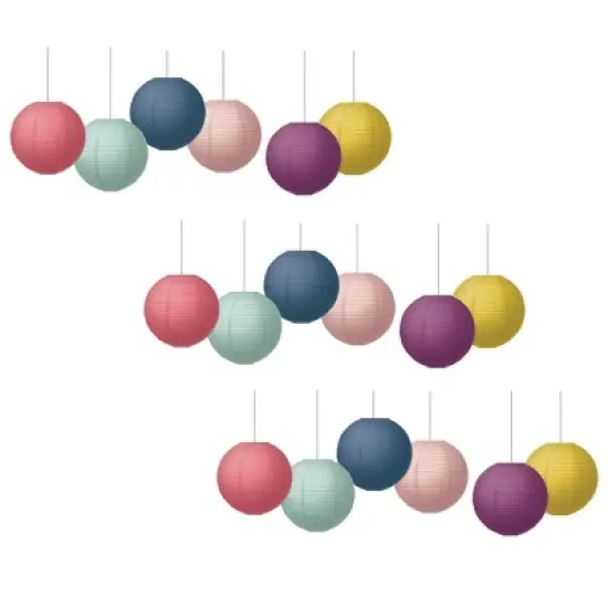 Teacher Created Resources&reg; Oh Happy Day 8" Paper Lanterns, 6 Per Pack, 3 Packs image {2}