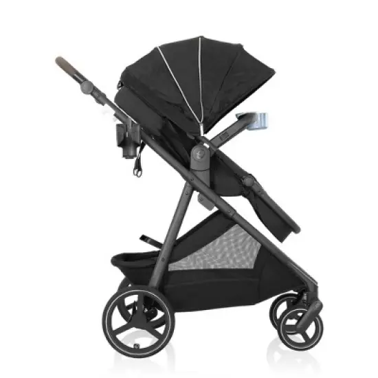 Evenflo Shyft Intuiti+ Modular Stroller - Dubhan Black image {6}