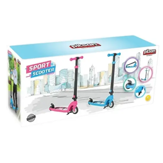 Pilsan Children's Outdoor Ride-On Toy Sport Scooter for Ages 6 and Up with Height-Adjustable Handlebar, and Smart Brake System image {3}