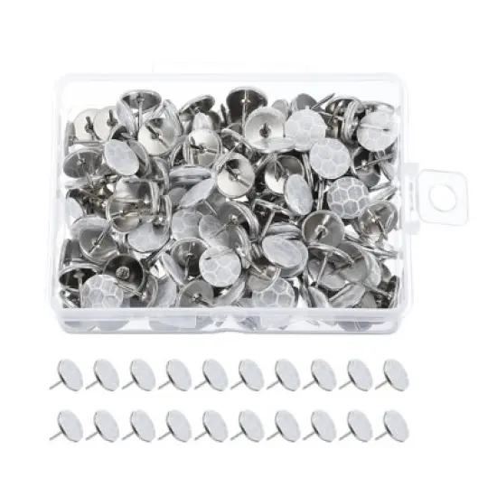 Unique Bargains Hiking Hunting Camping Trail Marking Glow Reflective Tacks 200 Pcs image {7}
