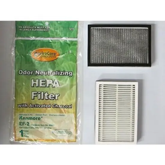 Kenmore and Panasonic Vacuums 3 HEPA Filters and 1 Motor Filter Set image {2}