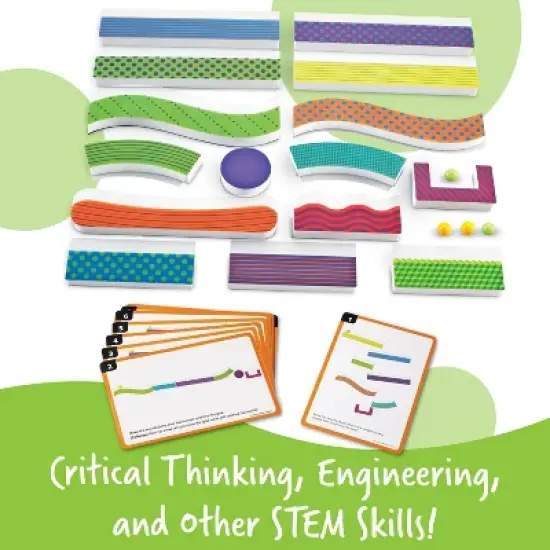 Learning Resources Tumble Trax Magnetic Marble Run image {2}