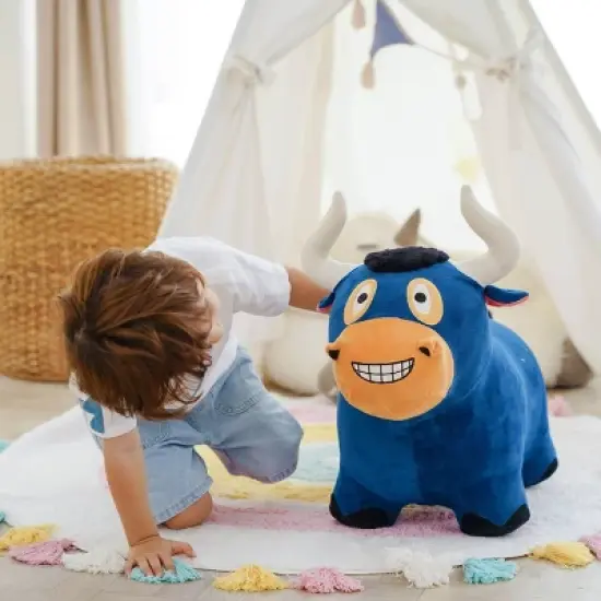 iPlay, iLearn Bouncy Pals Hopping Animal - Bouncy Bull image {3}