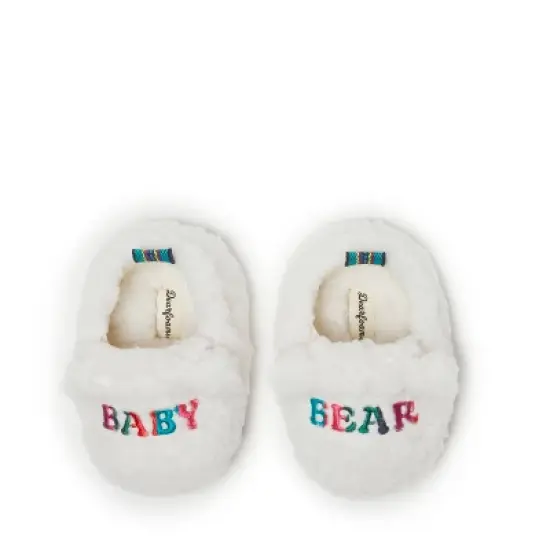 Dearfoams Kid's Baby Bear Teddy Closed Back Slipper image {5}