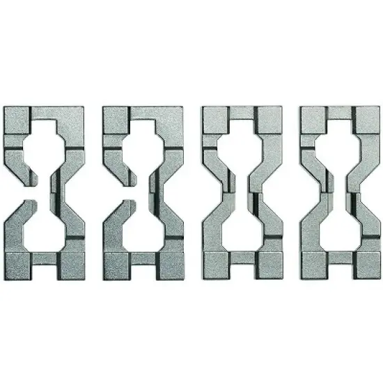 University Games Hanayama Level 6 Cast Metal Brain Teaser Puzzle - Hourglass image {1}