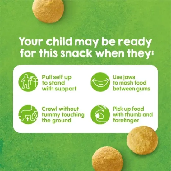 HappyBaby Creamies Strawberry Butternut Squash Freeze Dried Baby Snacks - 1oz image {3}