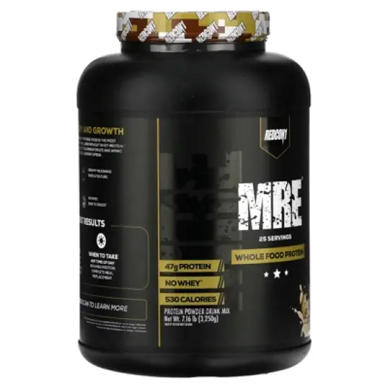 Redcon1 MRE, Whole Food Protein, Banana Nut Bread, 7.16 lb (3,250 g) image {3}