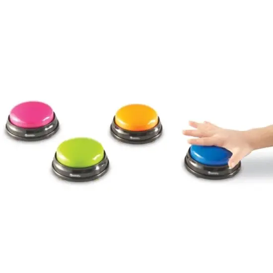 Learning Resources Answer Buzzers - 4pk: Teaching Aid, Educational Tools for Kindergarten & Preschool image {4}