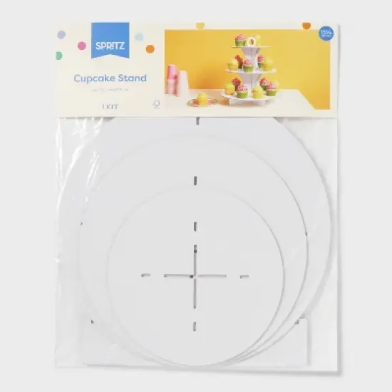 White 3-Tier Cupcake Stand - Spritz&trade; image {2}