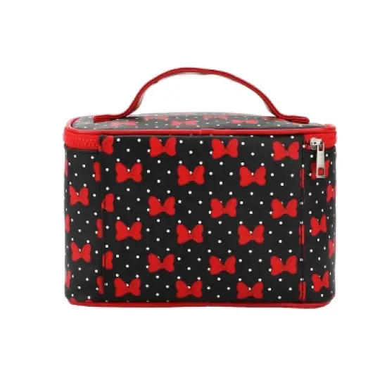 Disney Minnie Mouse Bows & Polka Dots Black 6&rdquo; Beauty Case image {1}
