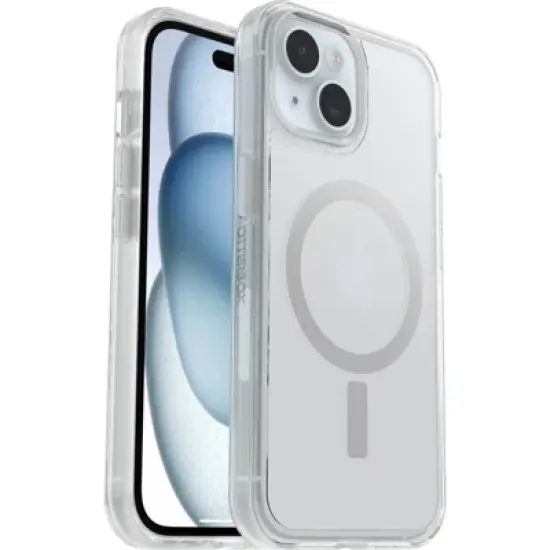 OtterBox Apple iPhone 16e/iPhone 15/iPhone 14/iPhone 13 Symmetry Series for MagSafe Case - Clear image {2}