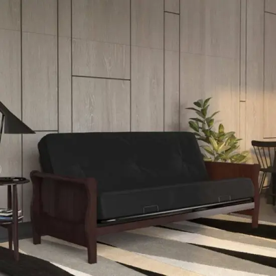 8" Full Jayce Thermobonded High Density Polyester Fill Futon Mattress - Room & Joy image {1}