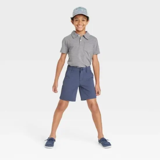 Boys' Quick Dry Flat Front 'At the Knee' Chino Shorts - Cat & Jack&trade; image {2}