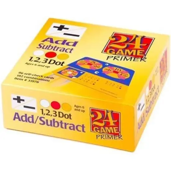 Suntex 24 Game Add Subtract Primer, 48 Cards image {1}