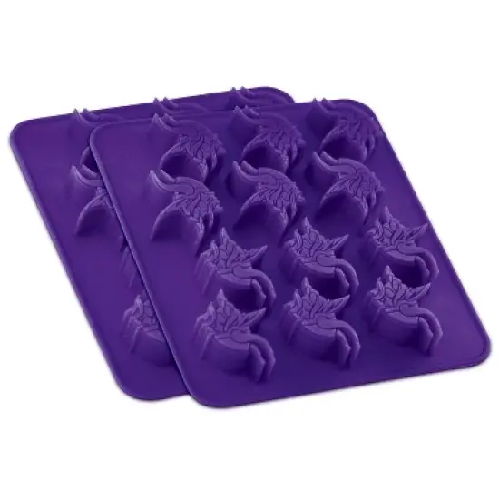MasterPieces FanPans 2-Pack Team Ice Cube Trays - NFL Minnesota Vikings image {2}