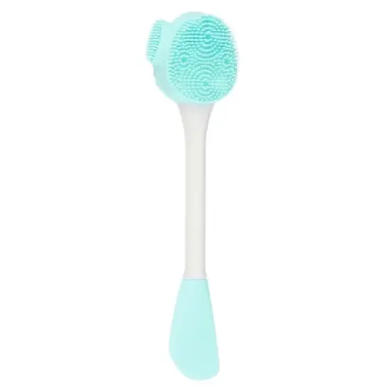 Unique Bargains Silicone Multifunction Handheld Facial Cleansing Brush 6.3"x1.57" 1 Pc image {7}