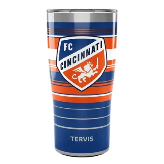 MLS FC Cincinnati 20oz Hype Stripe Stainless Steel Tumbler image {3}