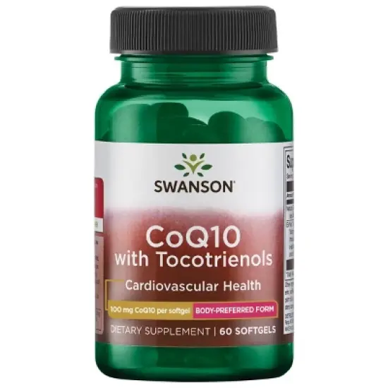 Swanson Coq10 with Tocotrienols 100 mg 60 Softgels image {5}