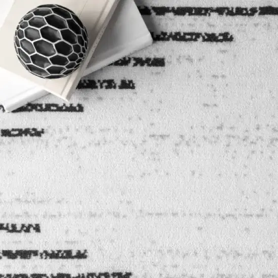 nuLOOM Romina Machine Washable Diamond Stripes Area Rug image {5}