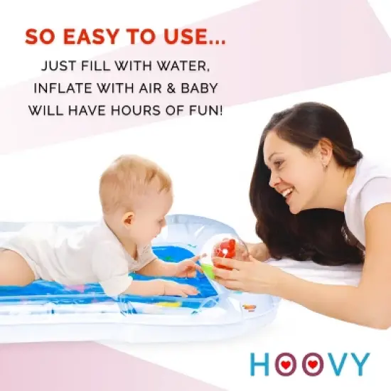 Hoovy Inflatable Tummy Time Water Play Mat image {2}