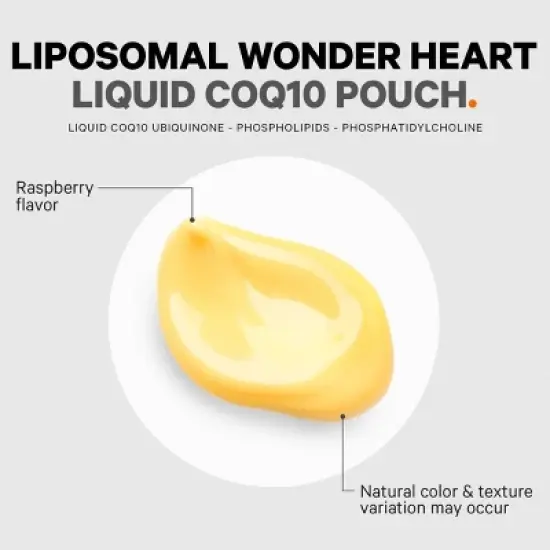 Codeage Nanofood Wonder Heart Liquid CoQ10, Liposomal Ubiquinone Supplement - 30ct image {5}
