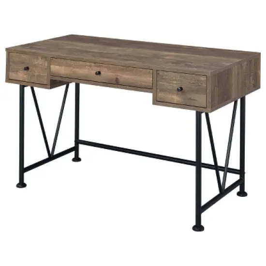 Analiese 3 Drawer Writing Desk - Coaster image {12}