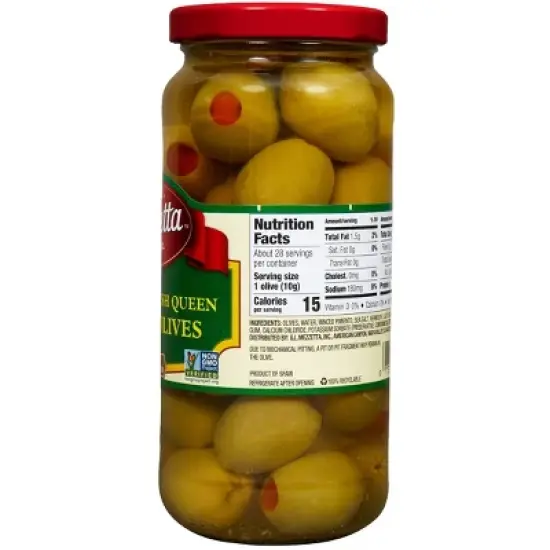 Mezzetta Imported Spanish Queen Martini Olives - 10oz image {3}