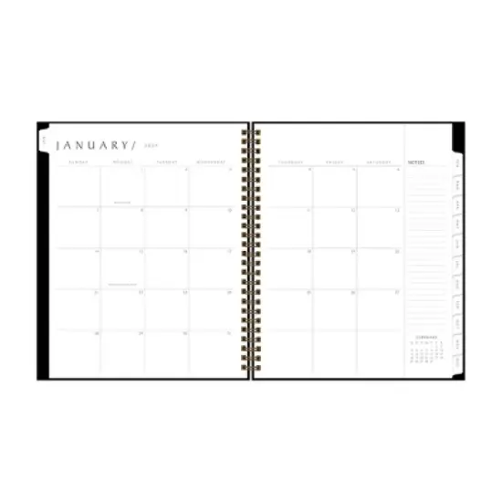 Blue Sky 2024 Planner 7"x9" Weekly/Monthly Sustainable Cover Deep Green image {5}