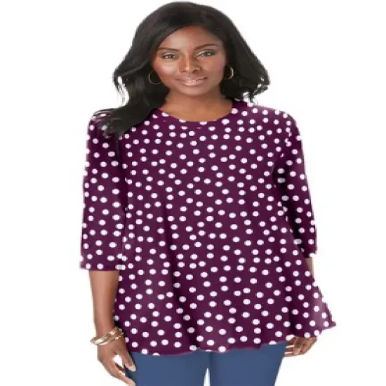 Jessica London Women&rsquo;s Plus Size Swing Tunic image {15}