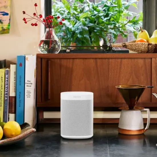 Sonos Four Room Set with Sonos One Gen 2 - Smart Speaker with Voice Control Built-In (Black) image {2}