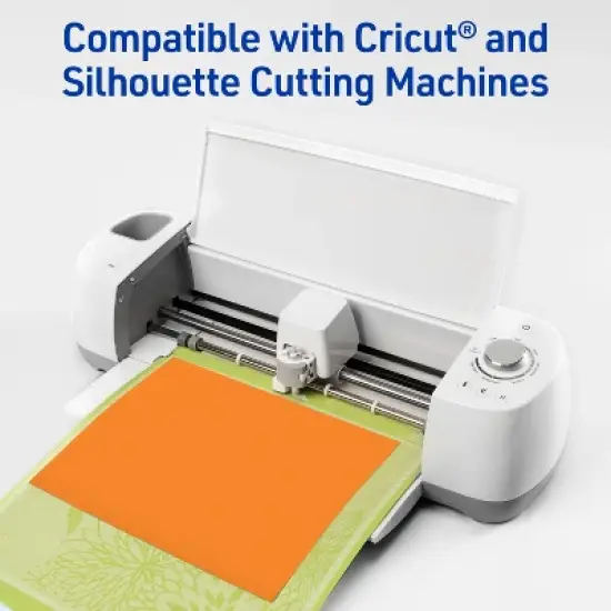 Avery Bright Orange Sticker Paper, 8.5" x 11" Rectangle image {3}