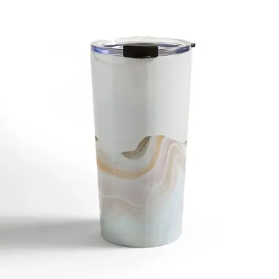 Marta Barragan Camarasa Marbling Mountains 20 oz Stainless Steel Travel Mug - Deny Designs image {4}