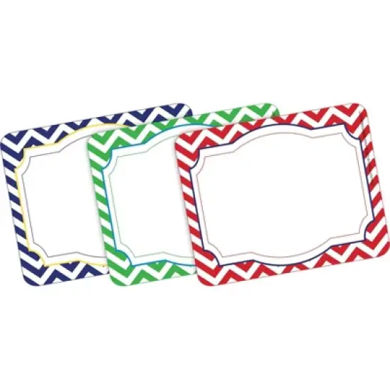 2pk 45ea Chevron Beautiful & Nautical Remember Me! Self-Adhesive Name Tag Labels: Paper, Teaching Aid, All Ages - Barker Creek image {3}