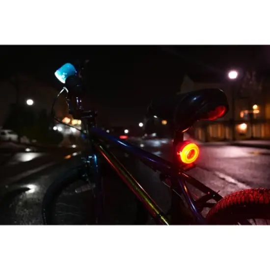Brightz Ride LED - Star: ABS Bike Lights, Handlebar & Seat Post Mount, 11-Hour Battery image {4}