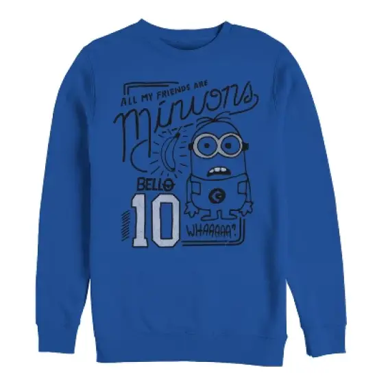 Men's Despicable Me My Friends Are Minions Sweatshirt image {2}