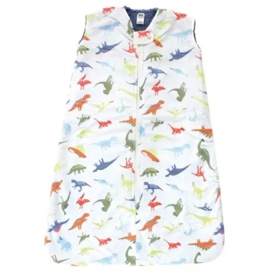 Hudson Baby Unisex Baby Mink with Faux Shearling Inner Sleeping Bag, Sack, Blanket, Dinosaurs image {3}