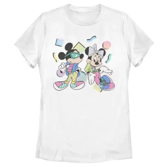 Women's Mickey & Friends Retro Minnie and Mickey Mouse T-Shirt image {3}