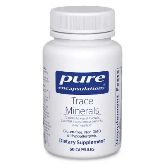 Pure Encapsulations Trace Minerals - Multimineral Supplement - Supports Metabolism & Cellular Function* - Gluten Free & Vegan - 60 Capsules image {8}