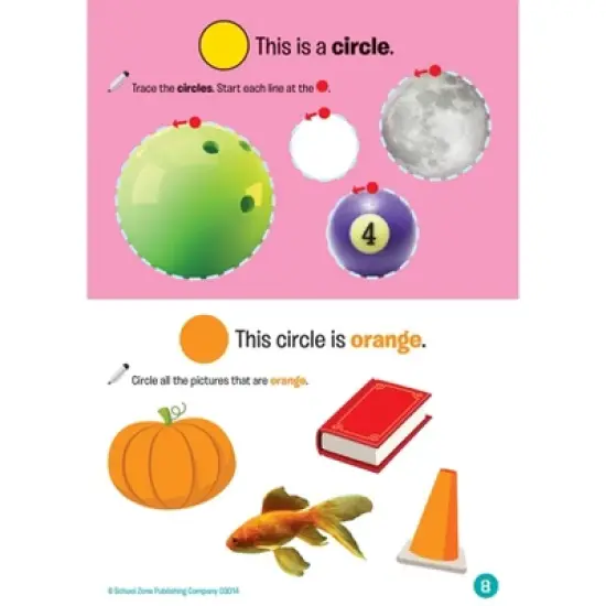 School Zone Preschool Fun! Write & Reuse Workbook - (Paperback) image {4}