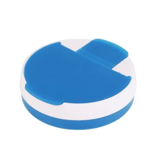 Unique Bargains 4 Grids Circular Rotating Pill Case 1 Pc image {7}
