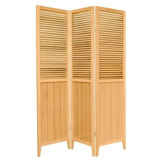 6 ft. Tall Beadboard Divider 3 Panels - Oriental Furniture image {3}