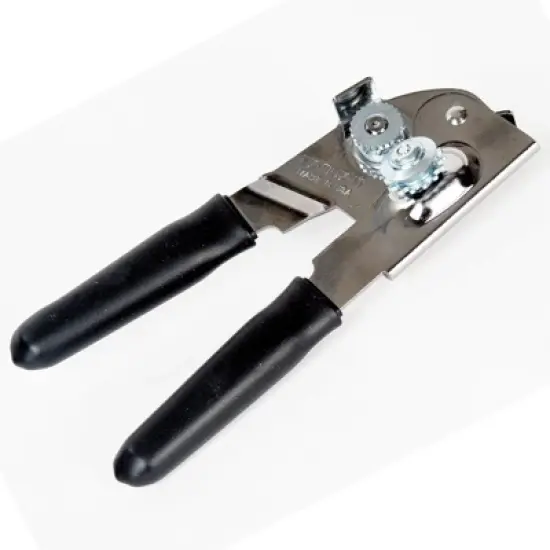 John J. Steuby Hand-Held Can Opener Rubberized Grip Long-Lasted Heavy Gauge Steel 7" image {1}