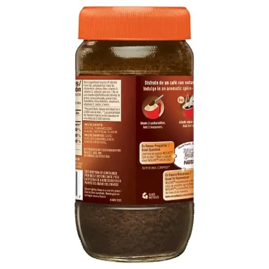 Nescafe Caf&eacute; de Olla Cinnamon Instant Light Roast Coffee - 6.7oz image {2}