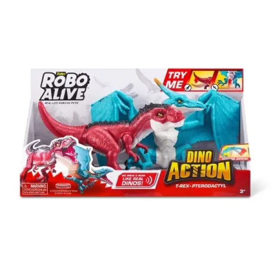 Robo Alive Dino Wars - Series 1 Combo Pack T-Rex & Pterodactyl image {1}