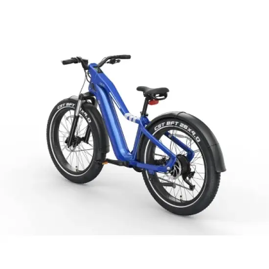 OKAI Ranger 26" Step Over Electric Mountain Bike - Mariner Blue image {2}