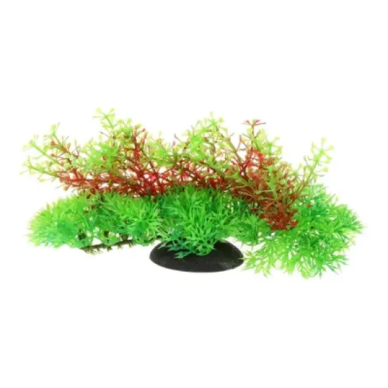 Unique Bargains Aquarium Plants Decorations Artificial Aquatic Plant Green 3.54" 1 Pc image {6}
