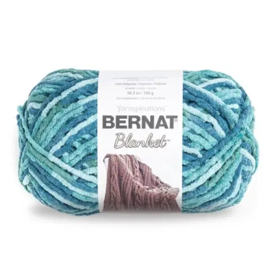 Bernat Blanket Big Ball Yarn 24 Pack-Tidepool image {1}