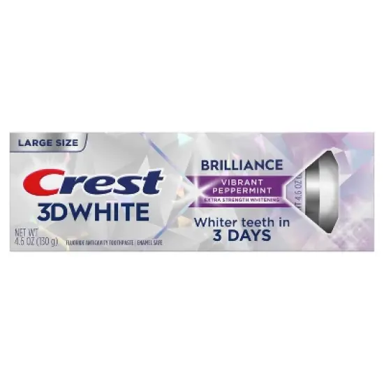 Crest 3D White Brilliance Vibrant Toothpaste - Peppermint - 4.6oz image {13}