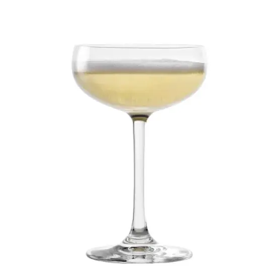 Set of 4 Feast it Forward Champagne 7.75oz Saucers - Stolzle Lausitz image {1}