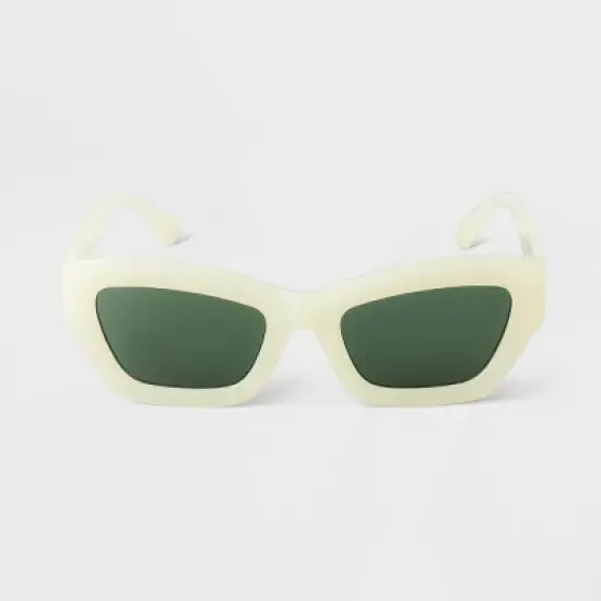 Women's Plastic Angular Cateye Sunglasses - A New Day&trade; image {2}